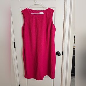 Calvin Klein 18w pink dress